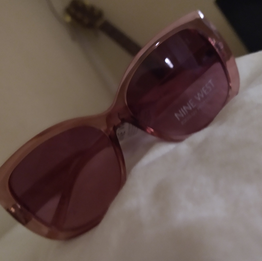 Light pink Nine West sunglasses